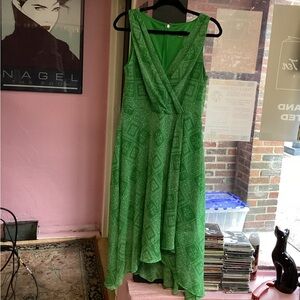 Tommy Hilfiger Green High Low Dress